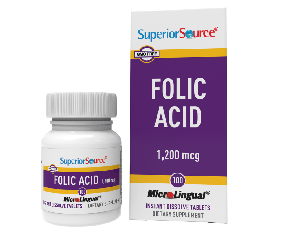 Superior Source Folic Acid 1,200mcg