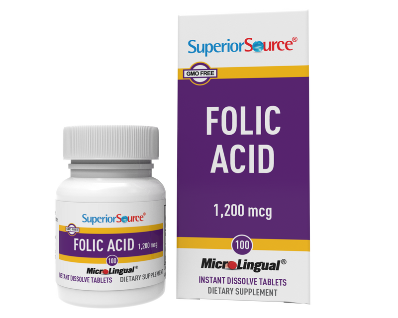 Superior Source Folic Acid 1,200mcg