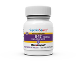 Superior Source NO SHOT Methylcobalamin Extra Strength B-12 10,000 mcg / B-6 / Folic Acid 1,200 mcg