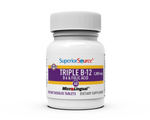 Superior Source NO SHOT Triple B-12 3,000 mcg / B-6 / Folic Acid 800 mcg
