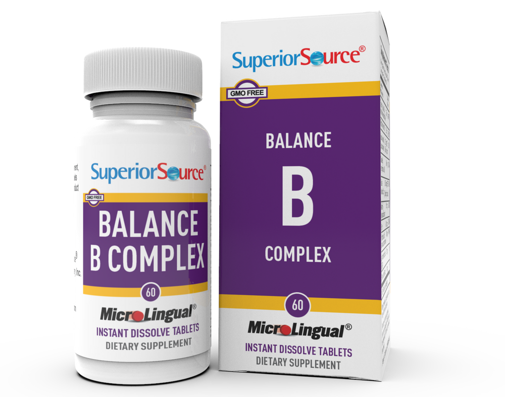 Superior Source Balance B Complex Extra Folic Acid 800 mcg & Biotin 600 mcg
