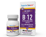 Superior Source NO SHOT Methylcolbalamin Activated B-12 1,000 mcg / B-6 (P-5-P) & Methylfolate 1,000 mcg