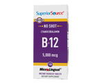 Superior Source NO SHOT B-12 5,000 mcg (as Cyanocobalamin)