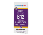 Superior Source NO SHOT B-12 10,000 mcg / B-6 / Folic Acid 1,200 mcg