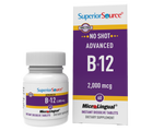Superior Source NO SHOT Advanced B-12 Vitamins 2000 mcg
