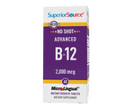 Superior Source NO SHOT Advanced B-12 Vitamins 2000 mcg