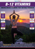 Superior Source No Shot Vitamin B6 - Vitamin B12 - Folic Acid Nutritional Supplements